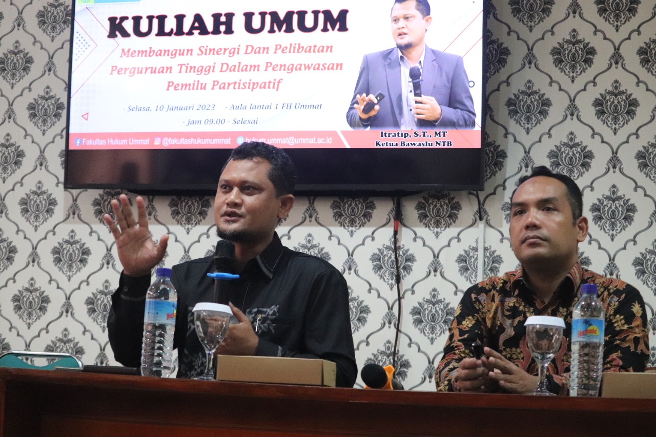 Ketua Bawaslu NTB, Dorong Peran Peeguruan Tinggi Dalam Pengawasan Partisipatif