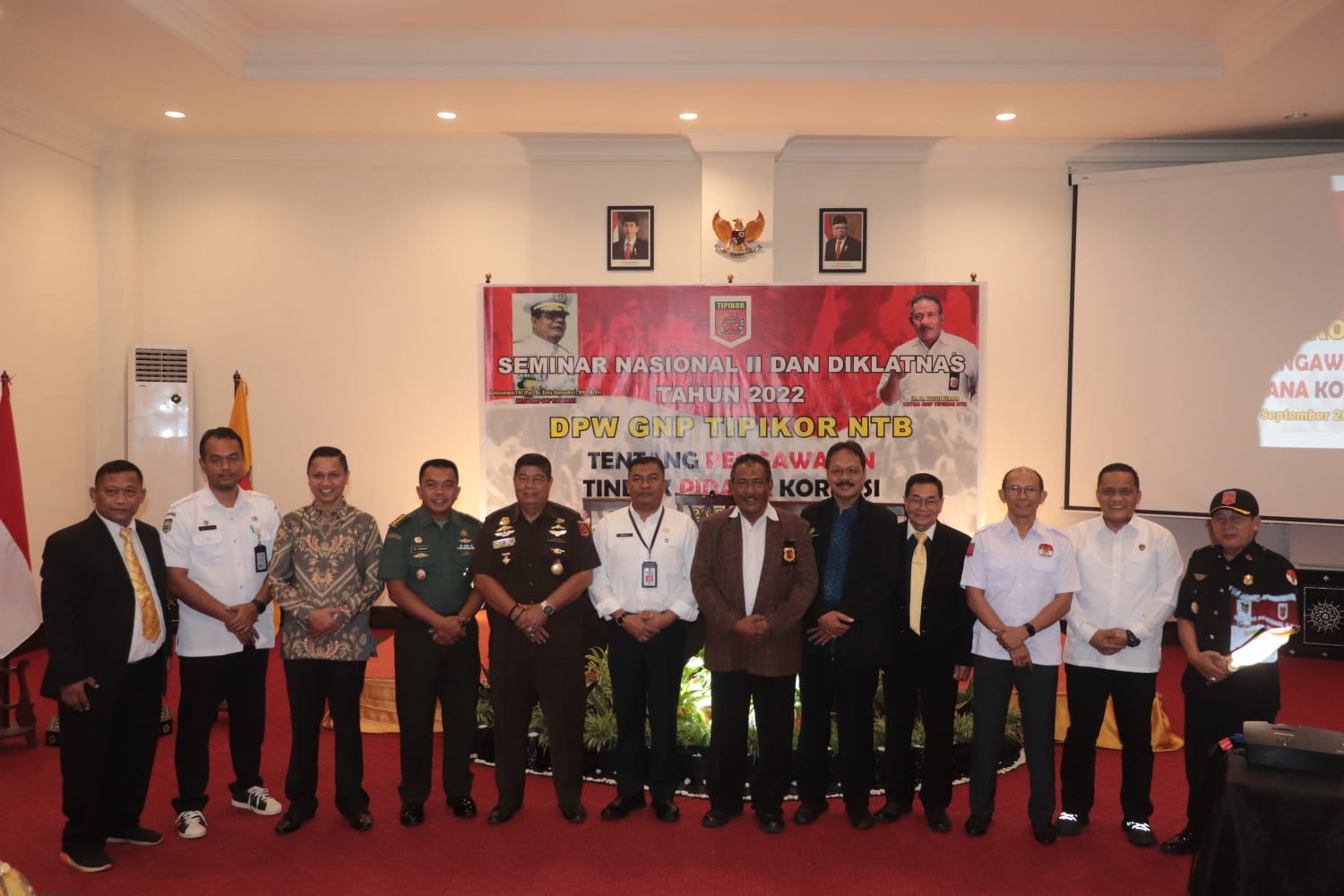 Hadir dalam Acara GNP Tipikor, Bawaslu NTB Turut Dukung Pengawasan Tindak Pidana Korupsi