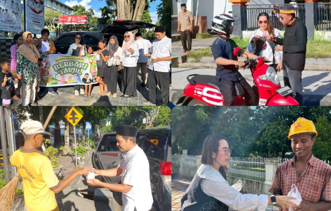 Semarakkan Bulan Ramadhan, Bawaslu NTB Gelar Bagi Takjil