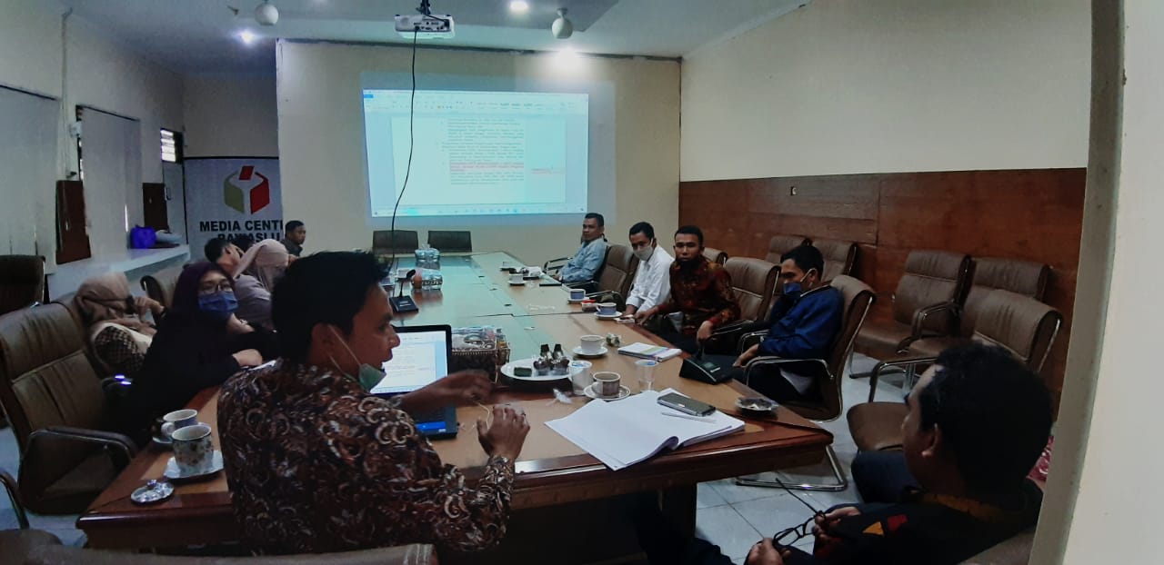 Mencegah Penyebaran, Bawaslu Gelar Rapat Pembahasan Tugas  di Masa Covid-19