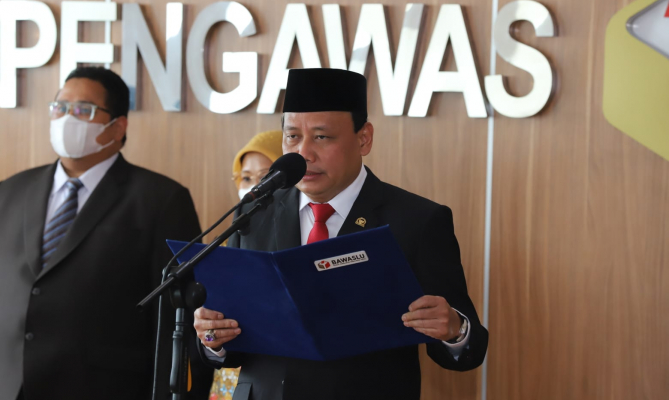 Bawaslu RI lantik 3(tiga) Pejabat Pimpinan Tinggi Madya