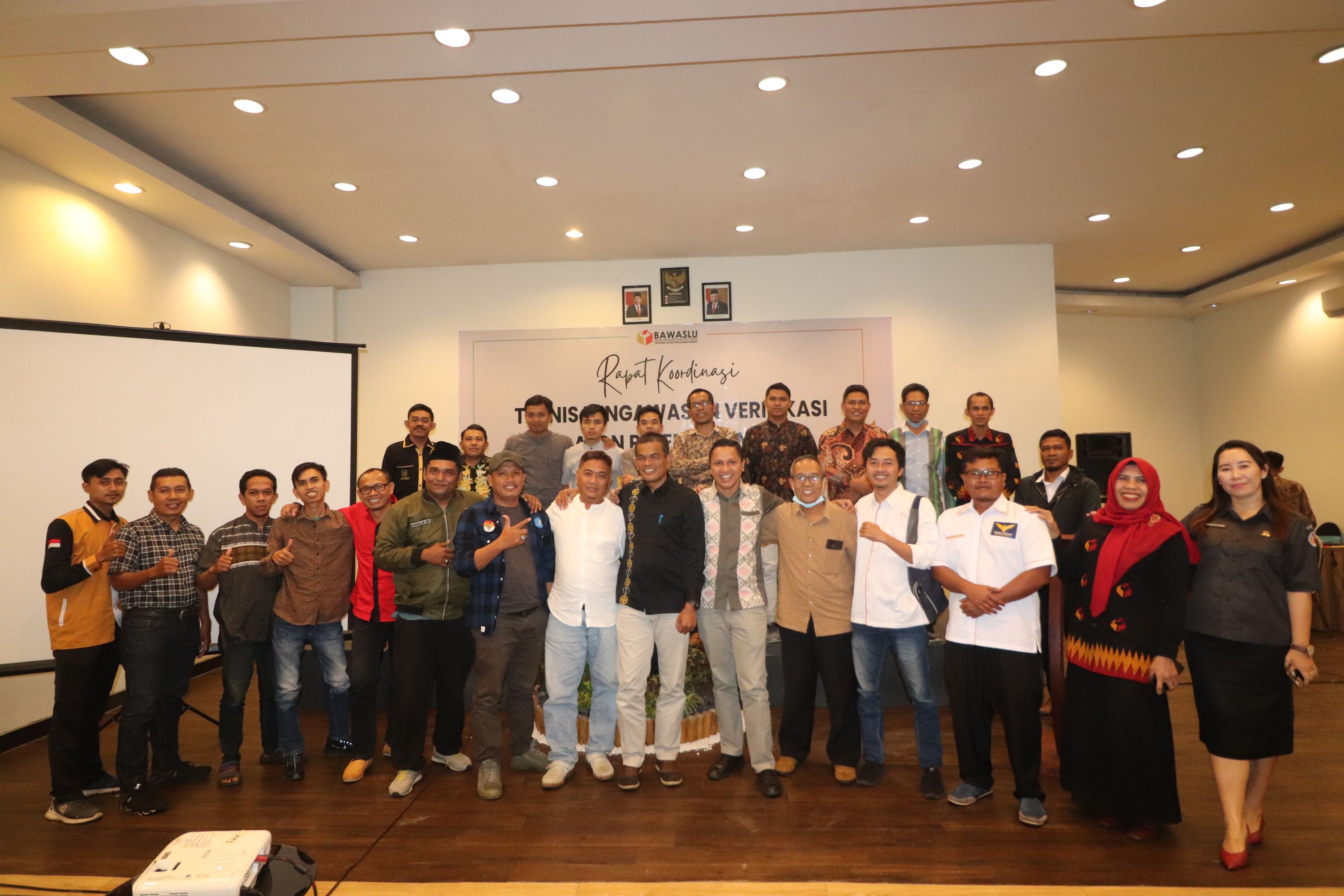 Bawaslu NTB Gandeng KPU NTB Sosialisasikan Teknis Pelaksanaan dan Pengawasan Verifikasi Faktual Parpol Calon Peserta Pemilu