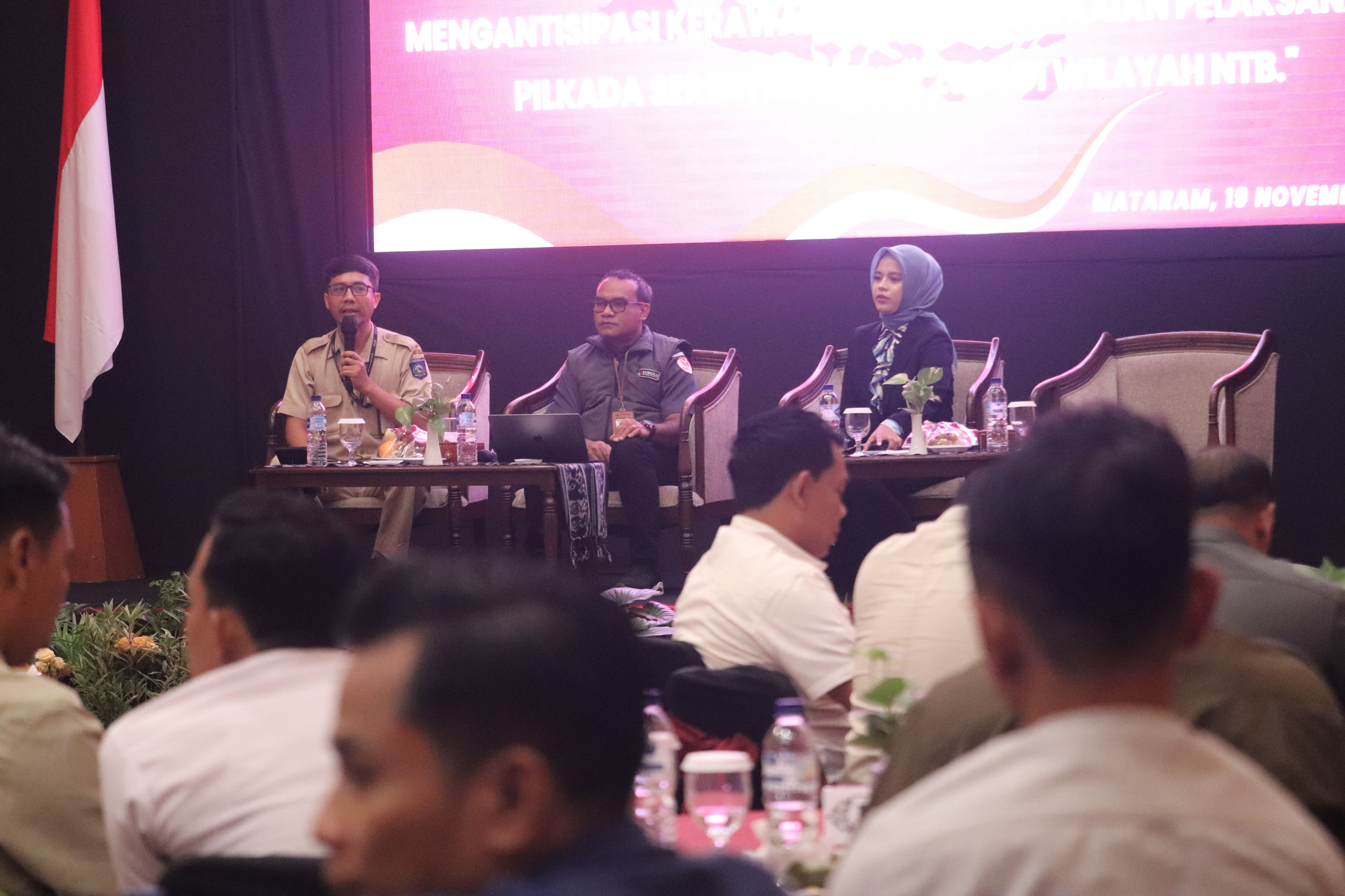 Hadiri Joint Analyisis Polda NTB, Umar Sampaikan Sejumlah Potensi Kerawanan Pilkada di Media Sosial