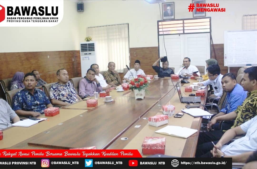 Sentra Gakkumdu Bentuk Kesiapan Bawaslu NTB Hadapi Pemilukada 2020