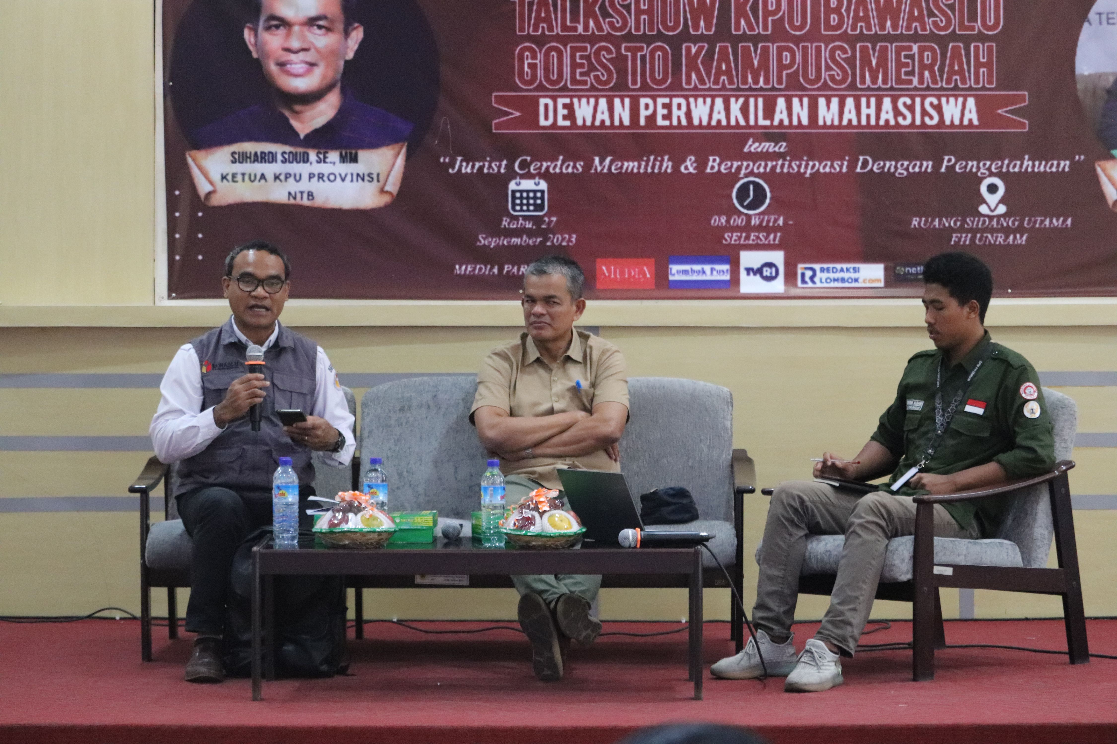 Umar Ajak Mahasiswa Ikut Terlibat Pengawasan Partisipatif