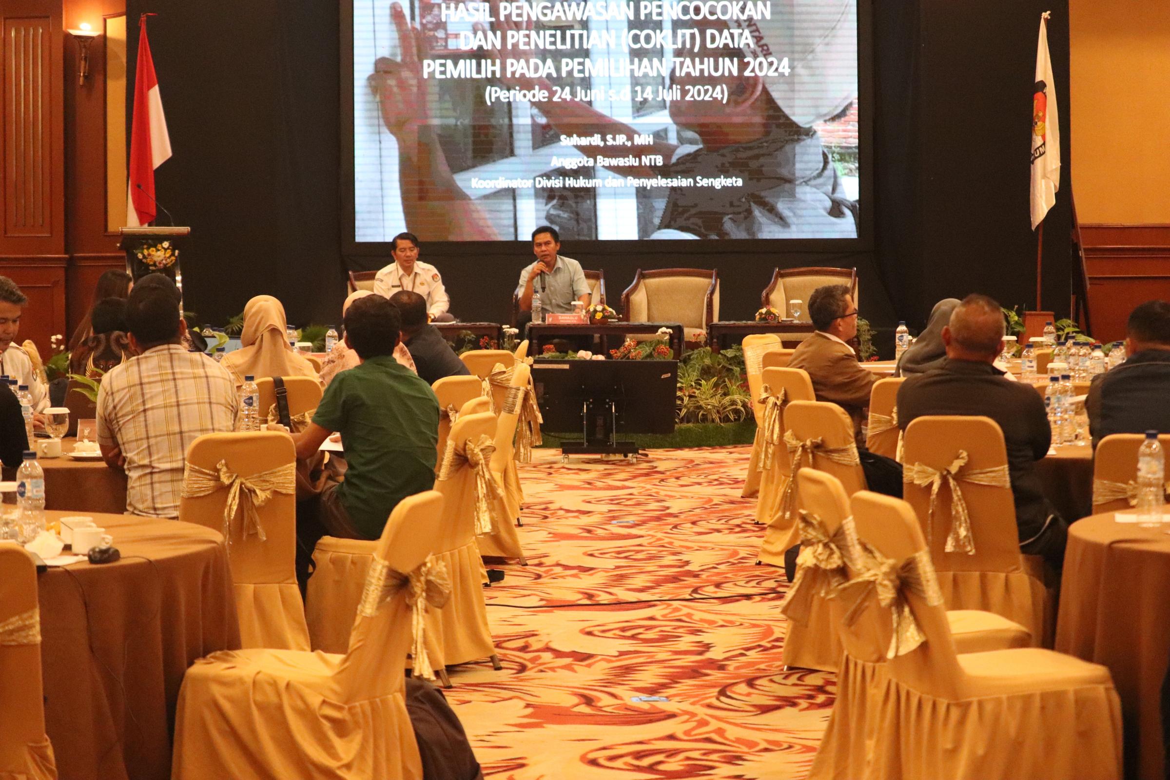 Sampaikan Hasil Pengawasan Coklit, Suhardi; Kita Samakan Persepsi Untuk Menjaga Hak Pilih