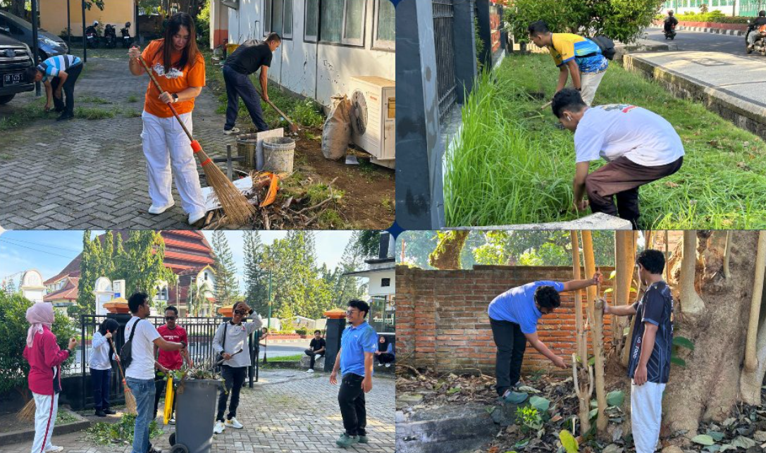 Jajaran Sekretariat Bawaslu NTB Melaksanakan Kegiatan Kerja BaktiÂ 