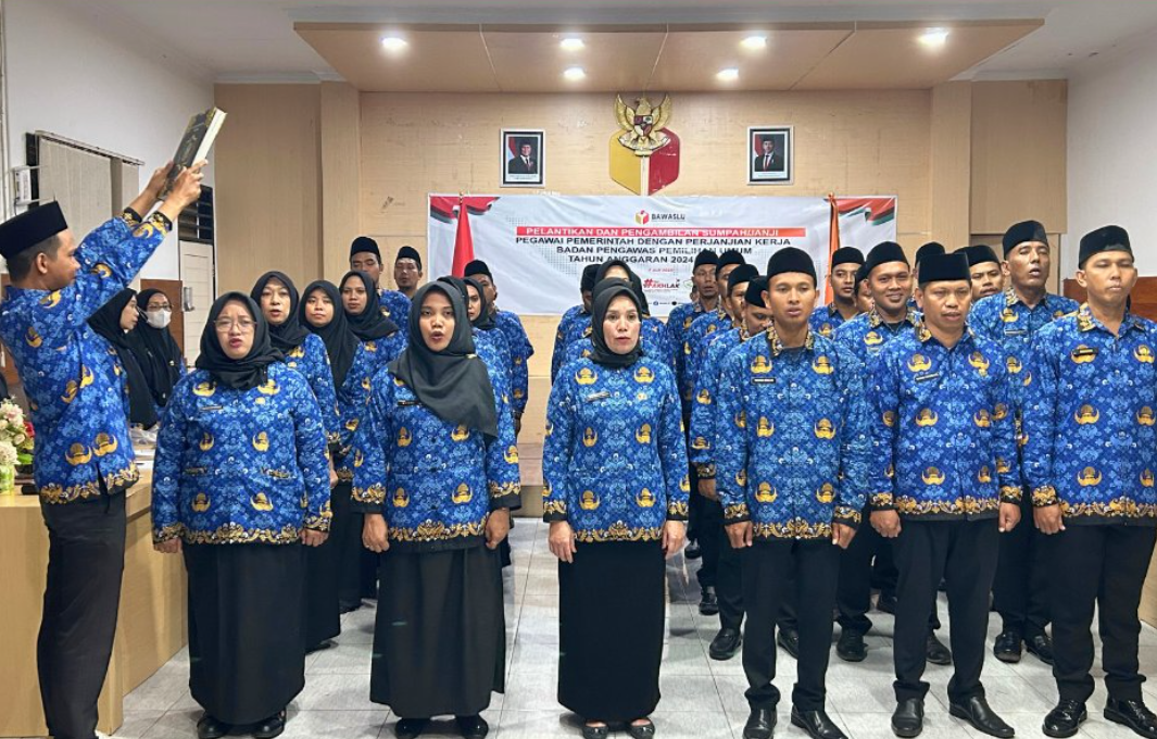 107 Pegawai di Lingkungan Bawaslu Se-NTB Ikut Pelantikan PPPK TA 2024 Tahap I
