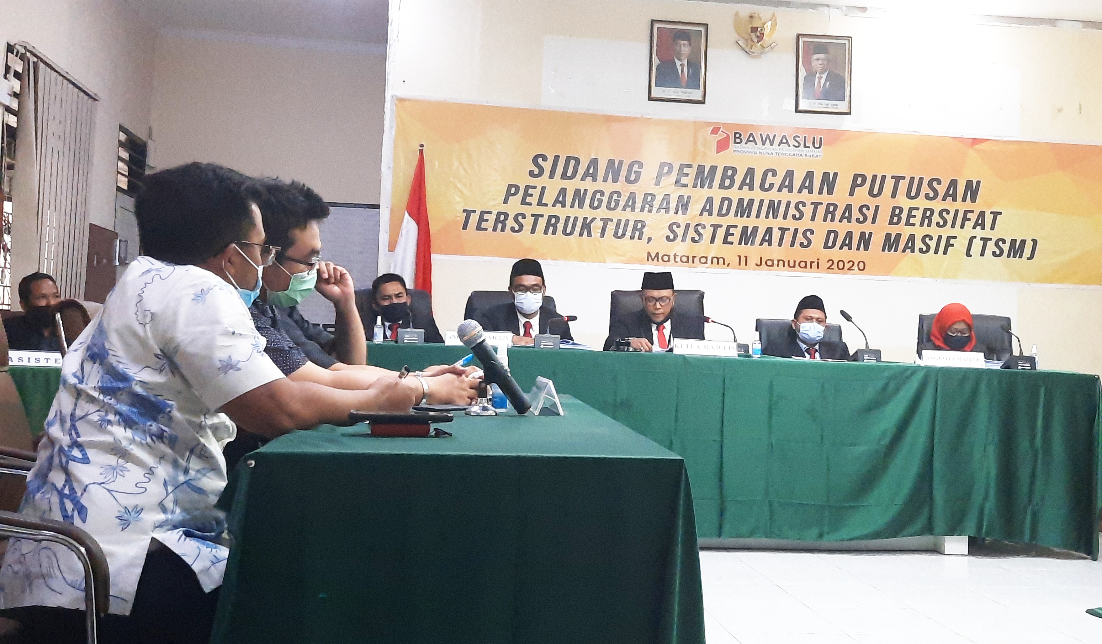 Bawaslu NTB Tolak Gugutan Dugaan TSM Pilkada Sumbawa