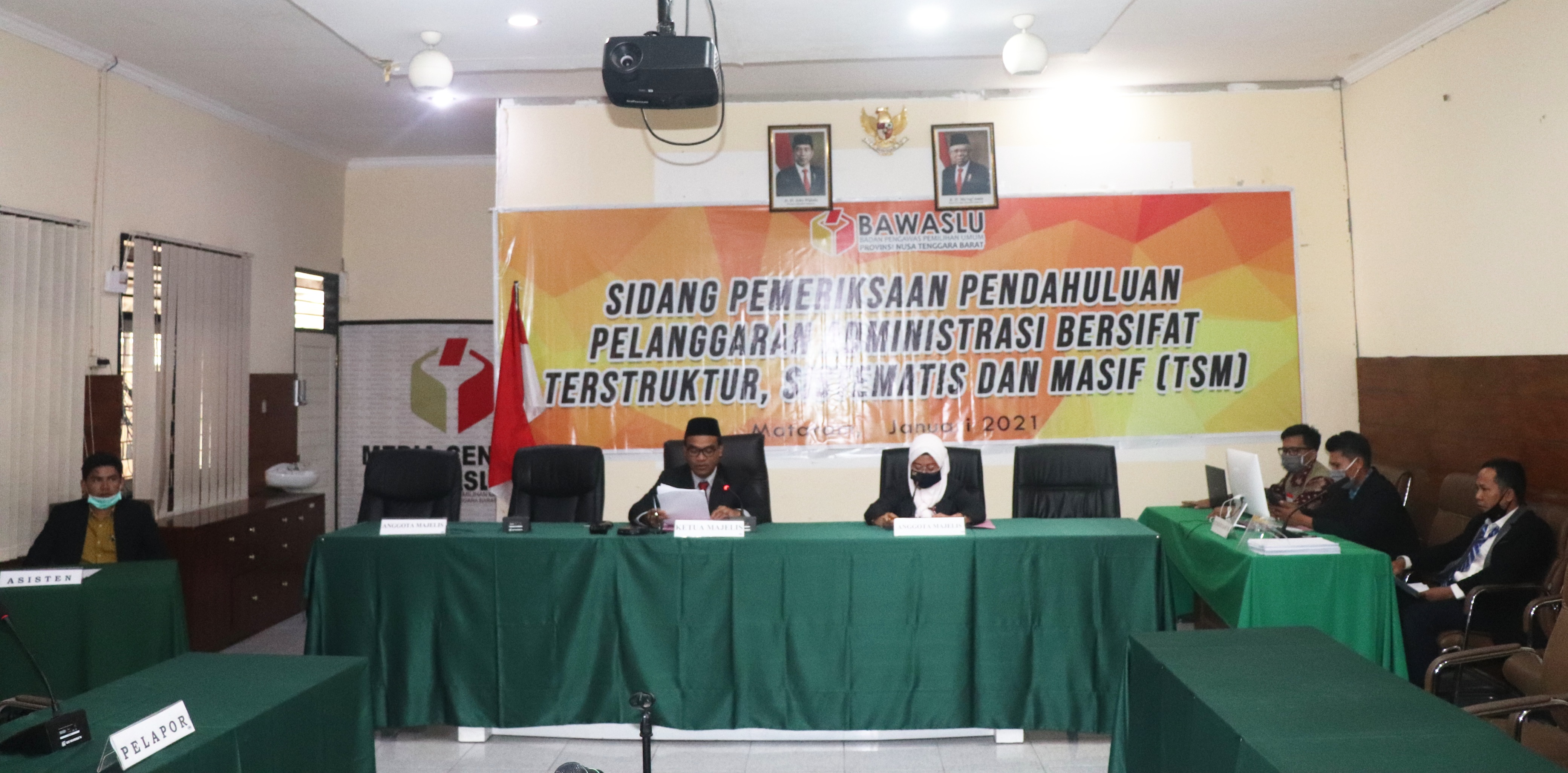 Bawaslu NTB Menolak Laporan Dugaan Pelanggaran TSM Pilkada Loteng