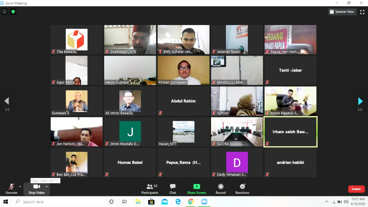 Humas Bawaslu Dituntut Lebih Inovatif dan Kreatif