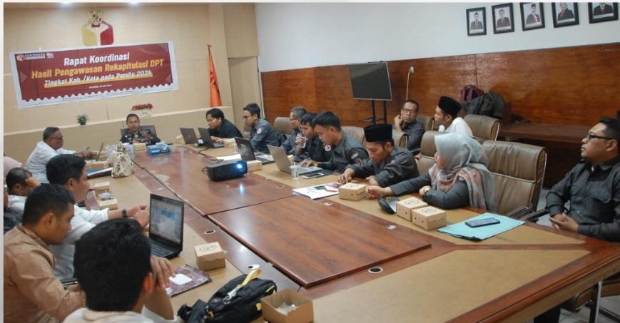 Jelang Penetapan DPT Tingkat Provinsi, Bawaslu NTB gelar Rakor dengan Bawaslu Kabupaten/Kota