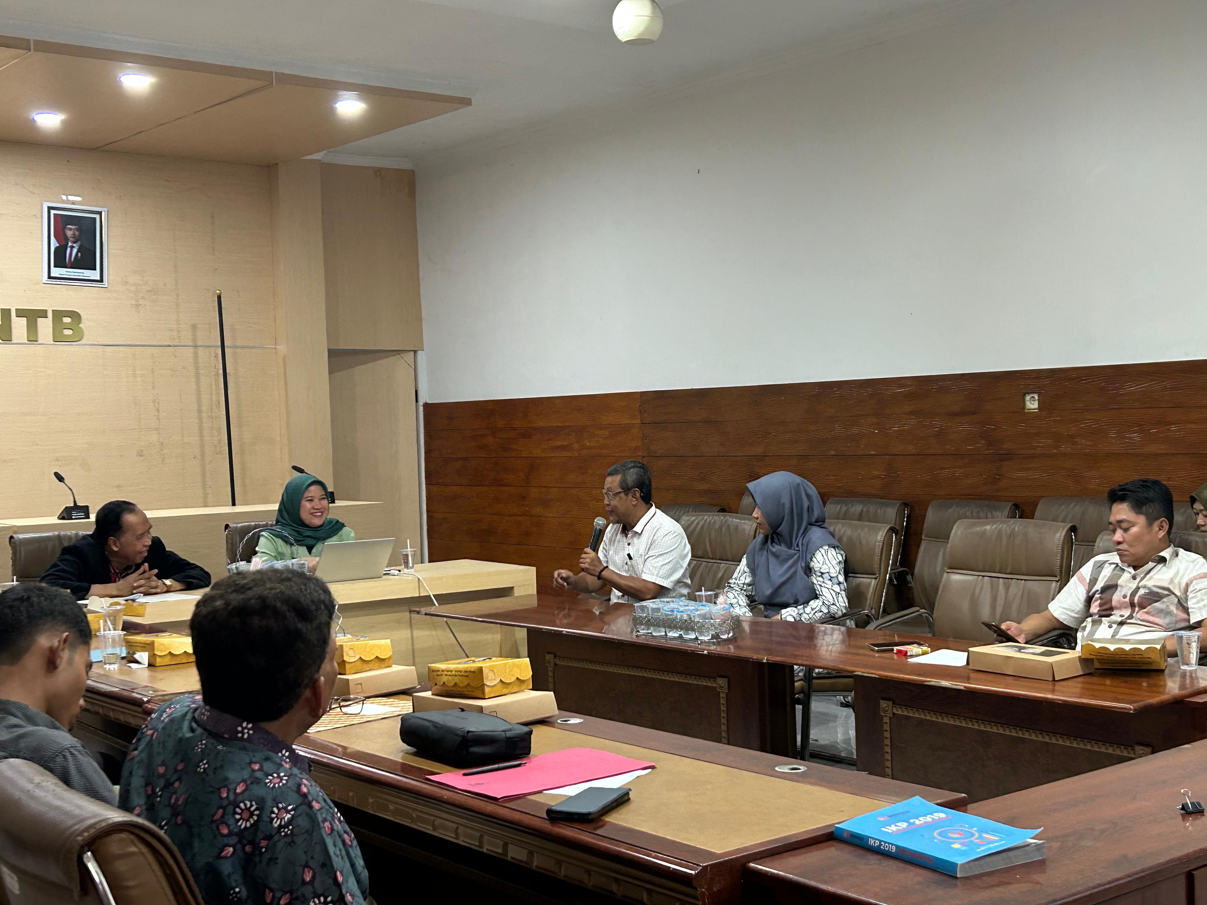 Bawaslu NTB Gelar Rakor dengan BPN dan KPKLN Bahas Pengelolan dan Sertifikasi Aset BMN