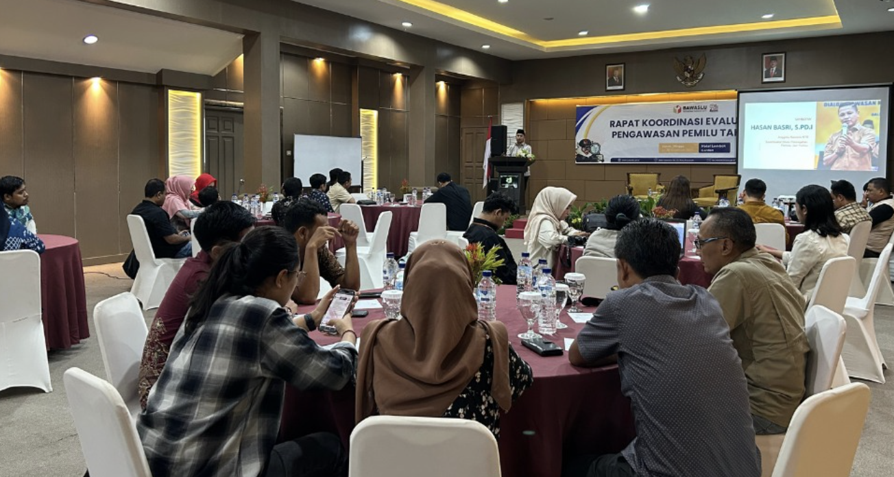 Bawaslu NTB Gelar Rapat Evaluasi Pengawasan Pemilu 2024, Matengkan Srategi Pengawasan Pilkada 2204