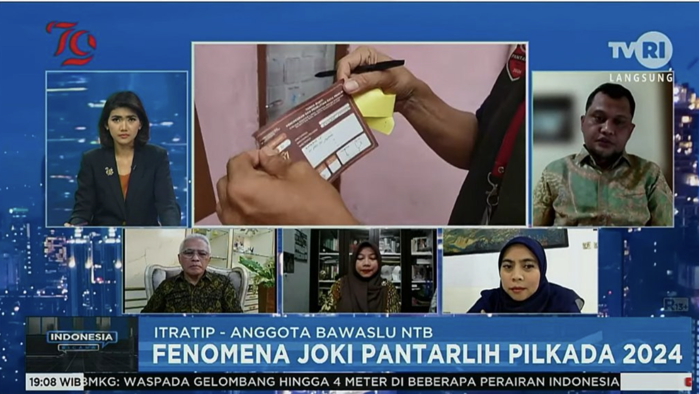 Hadir Dialog Indonesia Bicara, Ketua Bawaslu NTB Samapaikan Joki Pantarlih Telah Ditindaklanjuti
