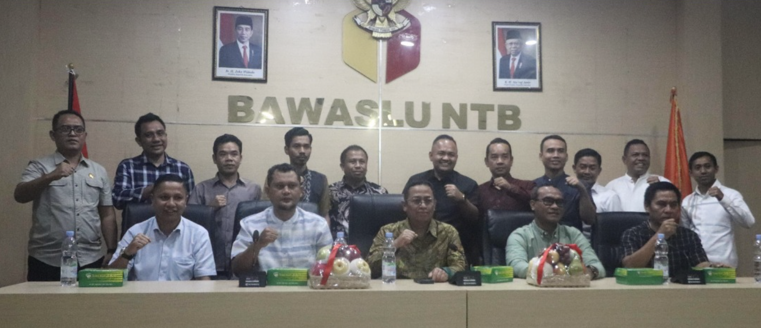 Sambangi Bawaslu NTB, Imbau Pengawas Pemilu Cermat Tangani Pelanggaran Pada Pilkada 2024