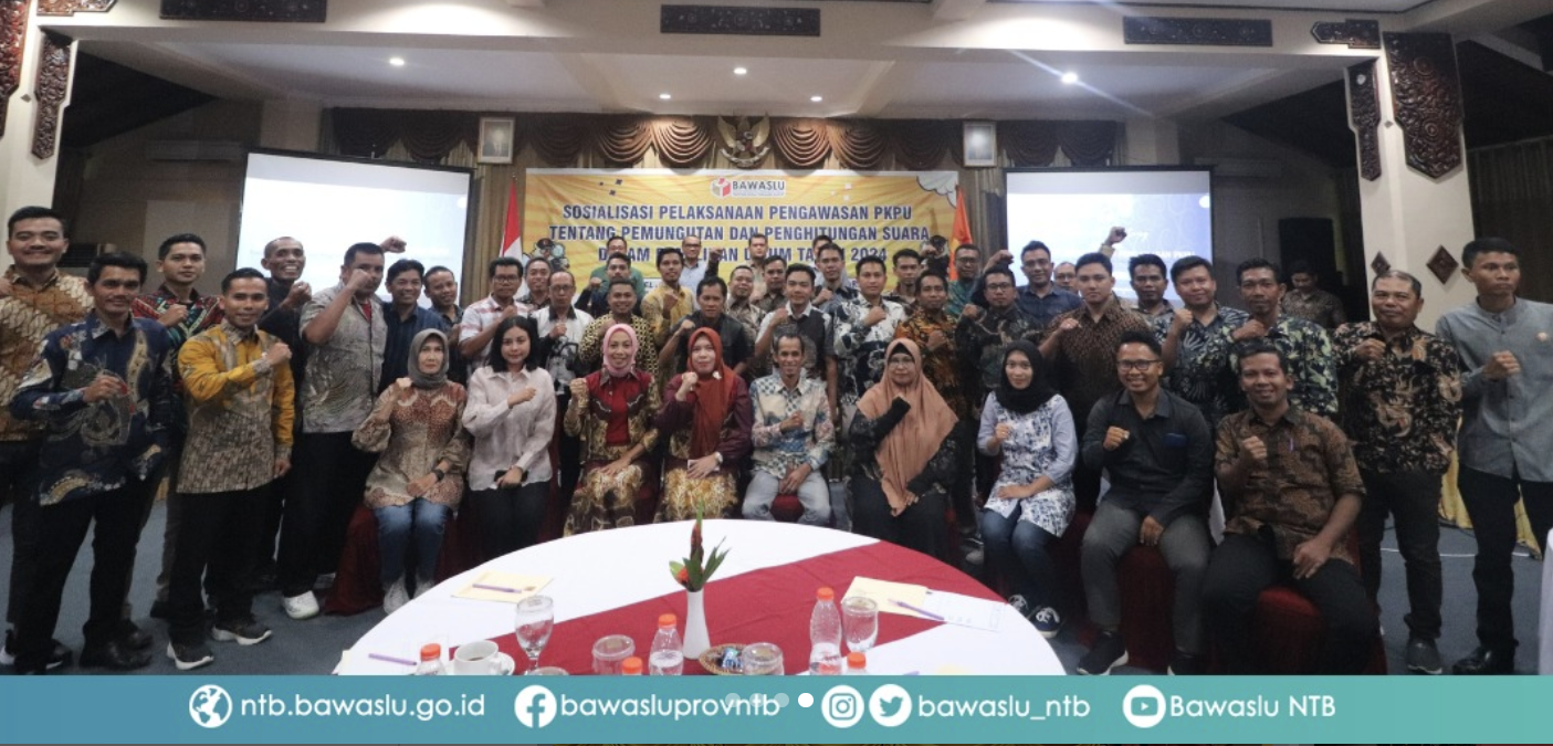 Fokus Awasi Pemilu, Bawaslu NTB Gelar Rapat Teknis Pengawasan Pemungutan dan Penghitungan Suara