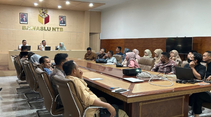 Pastikan Realisasikan Anggaran Optimal, Bawaslu NTB Gelar Rapat Evaluasi Pelaksanaan Anggaran Triwulan I
