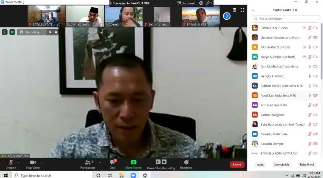 Bawaslu NTB Serius Perkuat Keterbukaan Informasi Publik