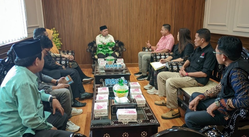 Audiensi dengan UMMAT,Hasan Sampaikan Rancangan Kerjasama Pengawasan Partisipatif di lingkungan Perguruan Tinggi