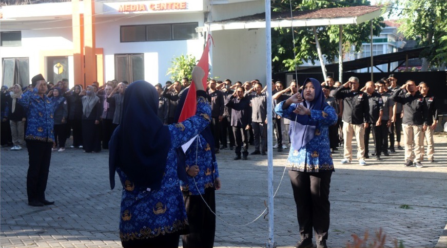 Bawaslu NTB Menggelar Peringatan Kemerdekaan RI Ke 78