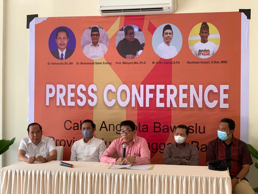 Pengumuman Hasil Verifikasi Berkas Administrasi Calon Anggota  Bawaslu Provinsi NTB