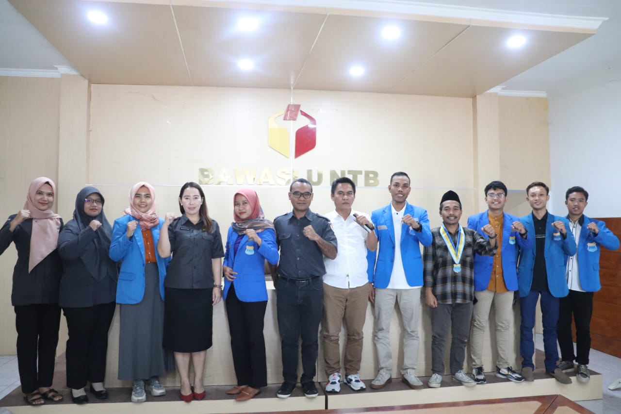 Koordinasi Pemantau Pemilu, PMII Bali Nusra Temui Bawaslu NTB