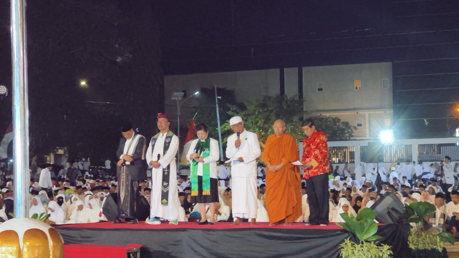 Bawaslu NTB Hadiri Doa Kebangsaan Lintas Agama, Tegaskan Demokrasi Sehat Berjalan di Atas Kerukunan