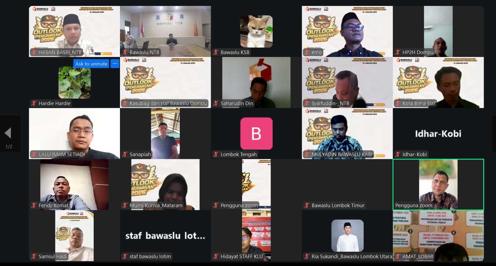 Rapat Penyusun Outlook Pengawasan