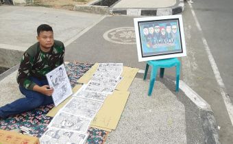 Aktualisasi CPNS Bawaslu Melalui Pameran Seni