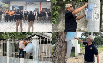 Perluas Wilayah Patroli Masa Tenang, Tim Gabungan Bawaslu NTB Tertibkan APK