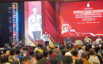 Hasan Sampaikan Catatan Evaluasi Kinerja Panitia Pemilihan Kecamatan Pada Pilkada 2024