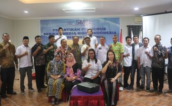 Bawaslu NTB Hadiri Pelantikan Pengurus SMSI Kota Mataram dan Kabupaten Lombok Barat