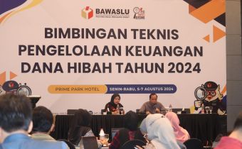 Kedepan Pengelolaan Keuangan Yang Akuntabel, Bawaslu NTB Gelar Bimtek Pengelolaan Dana Hibah