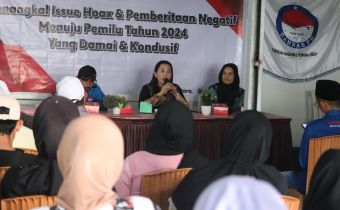 Diskusi Publik Tangkal Hoax dan Isu Negatif, dengan Barnas PD dan Polda NTB