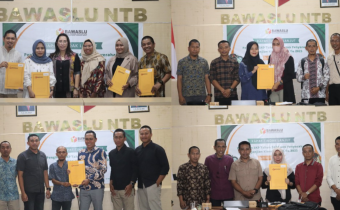 Bawaslu NTB Gelar Rapat Penyusunan SKP 2204 dan Penyerahan Perjanjian Kinerja PPPK TA 2024