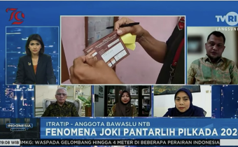 Hadir Dialog Indonesia Bicara, Ketua Bawaslu NTB Samapaikan Joki Pantarlih Telah Ditindaklanjuti