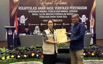KPU NTB Sampaikan 24 Nama Bakal Calon Anggota DPD RI