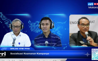 Diskusi Dialog NTB Pagi: Anggota Bawaslu NTB dan KPU Bahas Persiapan Kampanye Pemilu 2024 dan Pentingnya Ketaatan terhadap Regulasi