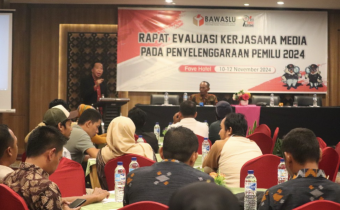 Jaga Kualitas Pemilu dan Demokrasi, Bawaslu NTB Gelar Rapat Evaluasi Kerjasama dengan  Media
