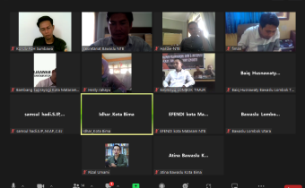 Fokus Awasi Daftar Calon Sementara, Bawaslu NTB Gelar Rapat Koordinasi via Daring