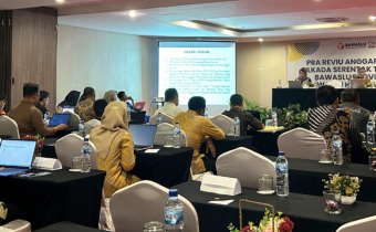 Komitmen Kelola Dana Hibah Sesuai Aturan, Bawaslu NTB Gelar Rapat Pra-Reviu Anggaran Hibah Pilkada 2024