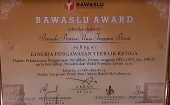 Bawaslu Award Bentuk Apresiasi Pengawas Pemilu