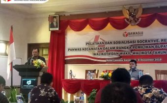 Bawaslu NTB Gelar Pelatihan dan Sosialisasi Socrative untuk Rekrutmen panwascam secara Online