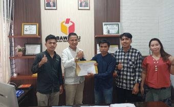 Bawaslu NTB Terima Audiensi Lembaga Studi Visi Nusantara sebagai Pemantau Pemilu: Kami Fokus pada Hoaks dan Politisasi SARA