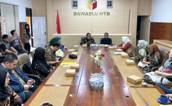 Bawaslu NTB Terima Tim BPK RI dalam Entry Meeting Pemeriksaan Kepatuhan Pengelolaan Belanja Pilkada 2024